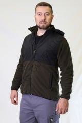 Twoa Workwear Rüzgara Dayanıklı Softshell Polar Mont M - HAKİ YEŞİL