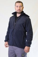 Twoa Workwear Rüzgara Dayanıklı Softshell Polar Mont LAcivert - 2XL