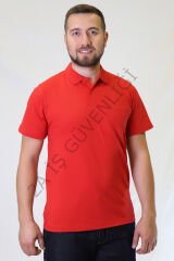 Twoa Workwear Kısa Kollu Lakost TW-1400 Kırmızı - 3XL