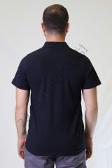 Twoa Workwear Kısa Kollu Lakost TW-1400 LACİVERT RENK ÖNÜ KOT DESTEKLİ - 2XL