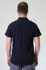 Twoa Workwear Kısa Kollu Lakost TW-1400 LACİVERT RENK ÖNÜ KOT DESTEKLİ - 3XL