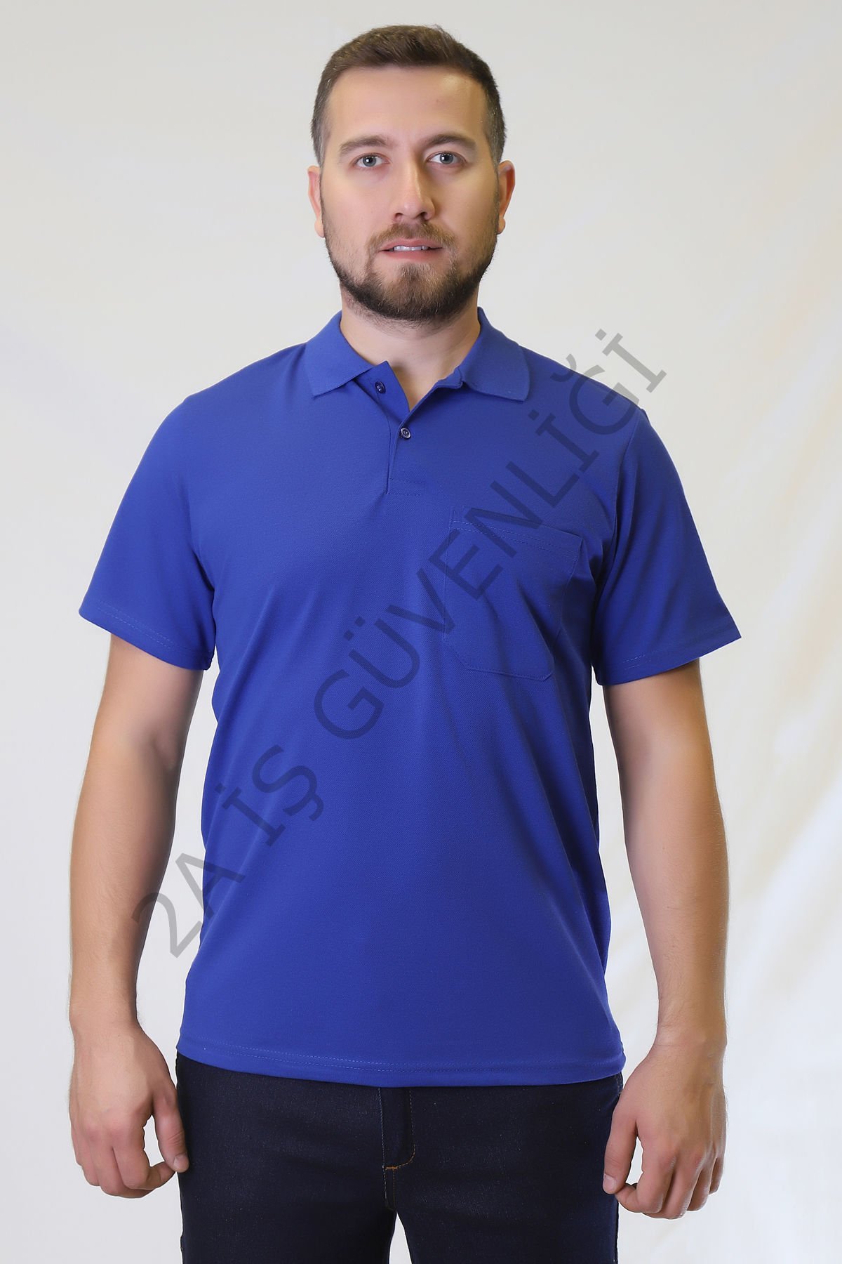 Twoa Workwear Kısa Kollu Lakost TW-1400 SAKS MAVİ - S