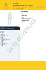 2A DELTA PLUS Dt115 Tulum Beyaz - XL