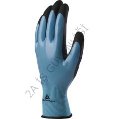 2A DELTA PLUS Vv636 Nitril Üstü Köpük Nitril Eldiven BLUE - 10