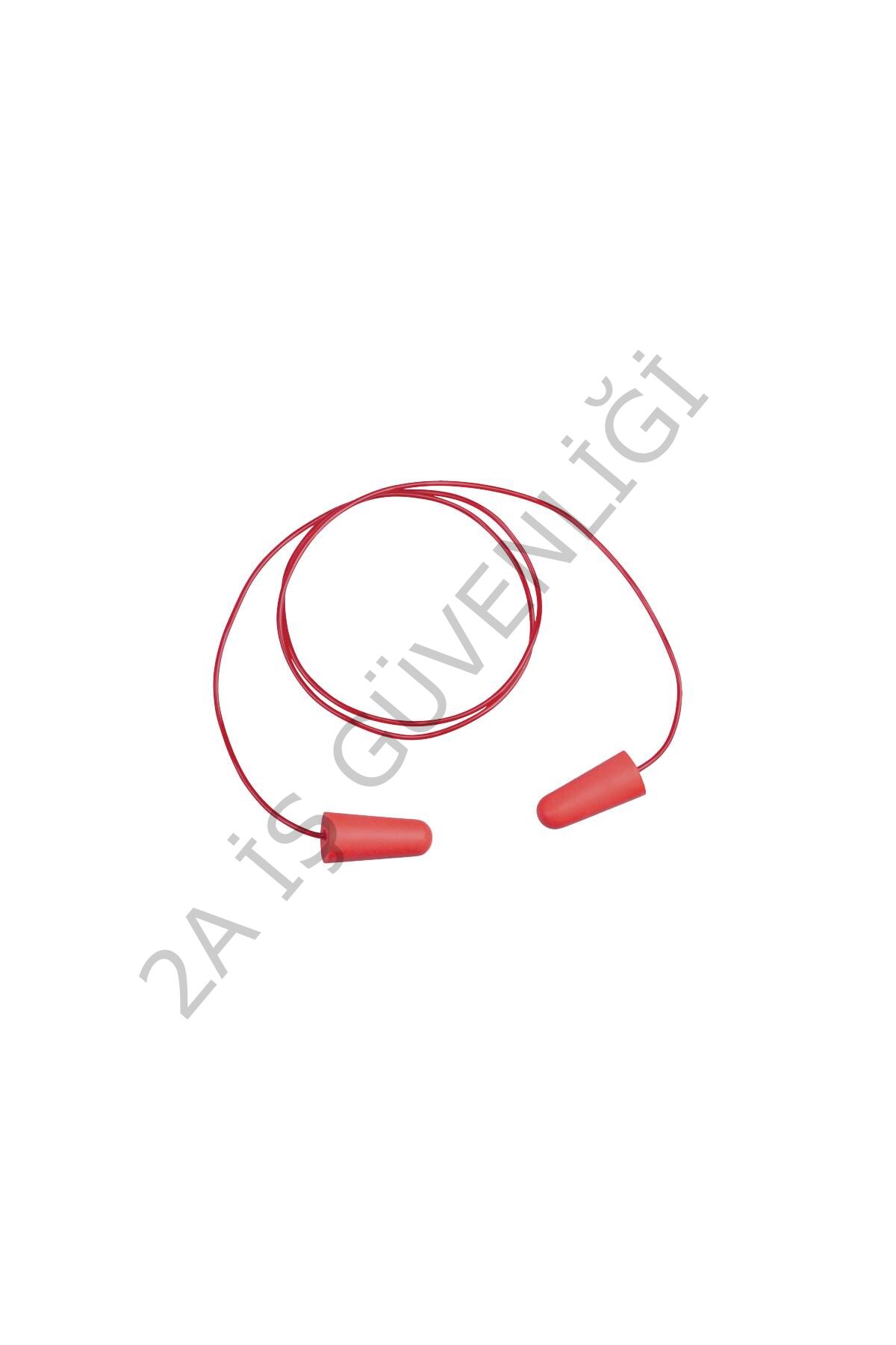 2A DELTA PLUS Conicco 200 Kulak Tıkacı İpli Kırmızı - STANDART