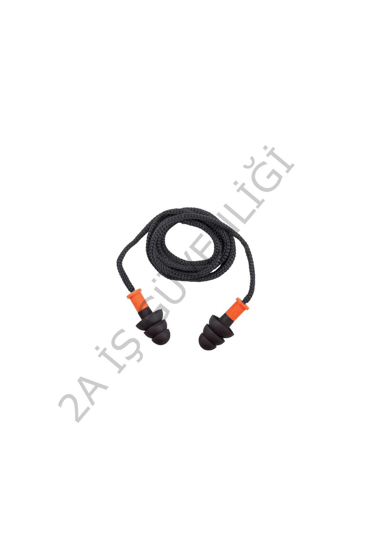 2A DELTA PLUS Conicfir050 Kulak Tıkacı SİYAH TURUNCU - STANDART