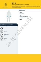 2A DELTA PLUS Dt115 Tulum Beyaz - 2XL