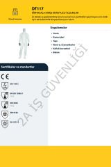 2A DELTA PLUS Dt117 Tulum Beyaz - 2XL