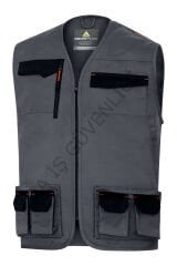 2A DELTA PLUS M2gi2 Mach Yelek GRİ-TURUNCU - 2XL