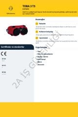 2A DELTA PLUS Toba 3 Kaynakçı Gözlüğü