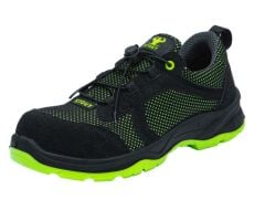 Stout Venüs S1p  Kompozit Burun + Kevlar Ara Taban İş Ayakkabısı SİYAH YEŞİL - 38