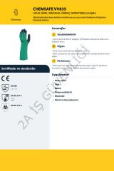 2A DELTA PLUS Vv835 Yeşil Nitril Eldiven
