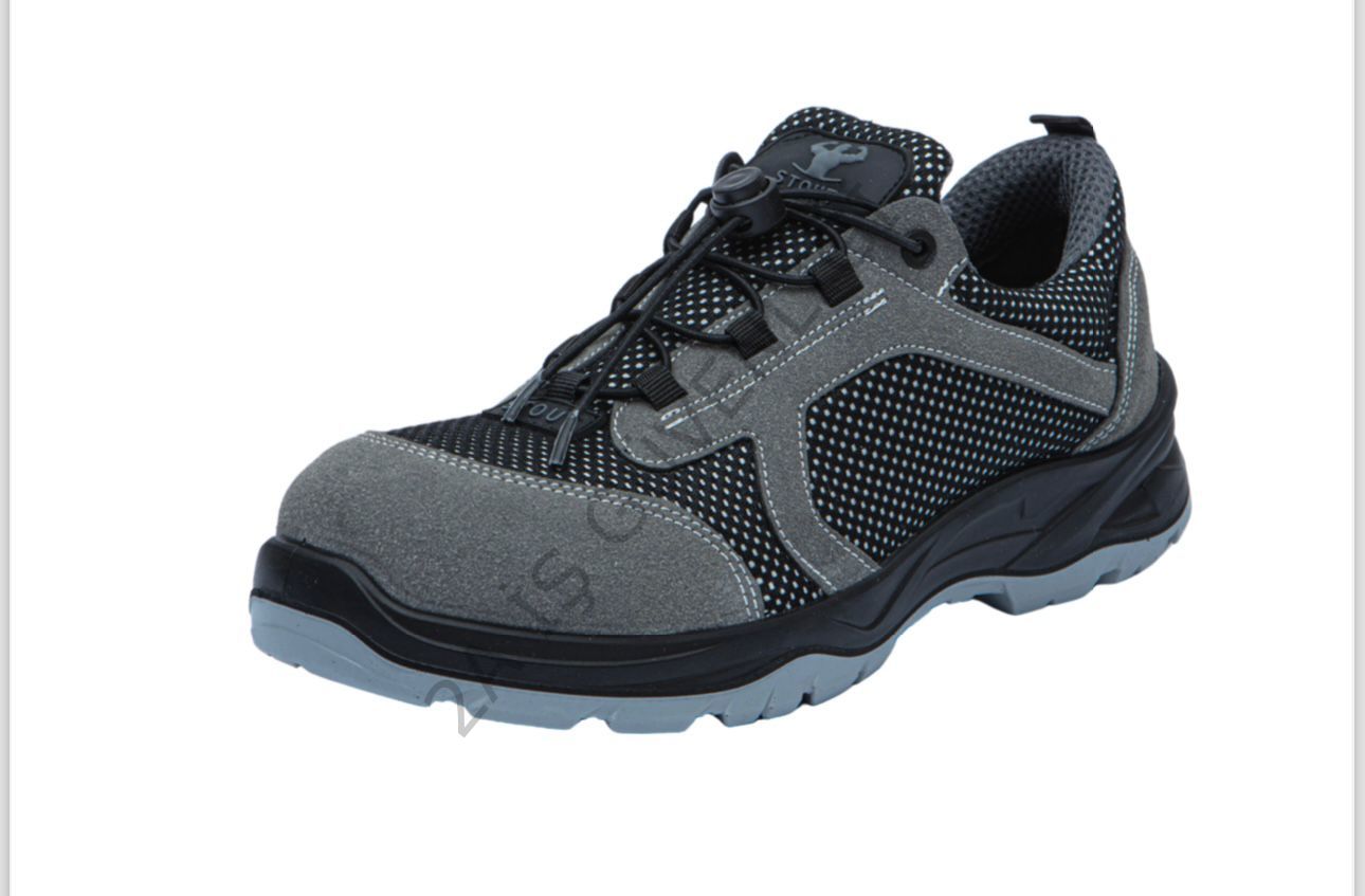 Stout Plüton S1p Kompozit Burun + Kevlar Ara Taban İş Ayakkabısı SİYAH GRİ - 41