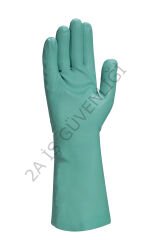 2A DELTA PLUS Nitrex VE802 Ajkl Kimyasal Eldiven YEŞİL - 8-9