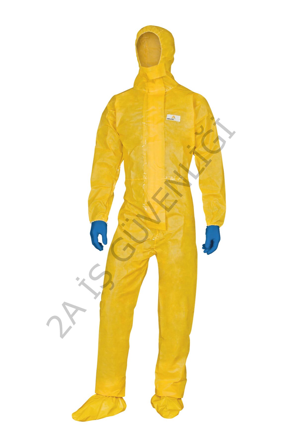 2A DELTA PLUS Dt300 Kimyasallara Karşı Tulum YELLOW - 2XL
