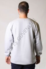 Twoa Workwear Sıfır Yaka Sweatshirt TW-2360 GRAY - S