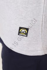 Twoa Workwear Polo Yaka Sweatshirt TW-2350 GRAY - 2XL