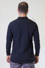 Twoa Workwear Uzun Kollu Polo Yaka Lakost Sweatshirt TW-1450 LAcivert - 3XL