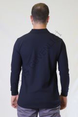 Twoa Workwear Uzun Kollu Polo Yaka Lakost Sweatshirt TW-1450 LAcivert - XL
