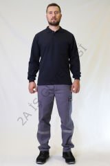 Twoa Workwear 7x Kışlık Teknik Pantolon TW-2100 GRAY - 3XL