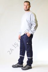 Twoa Workwear 7x Kışlık Teknik Pantolon TW-2100 LAcivert - 4XL