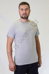 Twoa Workwear Sıfır Yaka Kısa Kollu T-Shirt GRAY - L