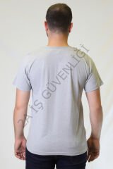 Twoa Workwear Sıfır Yaka Kısa Kollu T-Shirt GRAY - S