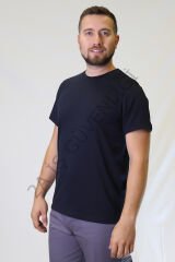 Twoa Workwear Sıfır Yaka Kısa Kollu T-Shirt LAcivert - 2XL