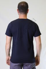 Twoa Workwear Sıfır Yaka Kısa Kollu T-Shirt LAcivert - 2XL