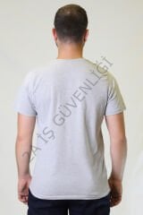 Twoa Workwear V Yaka Suprem Kısa Kollu T-Shirt GRAY - M