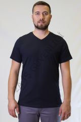 Twoa Workwear V Yaka Suprem Kısa Kollu T-Shirt LAcivert - S