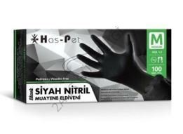 HASPET SİYAH NİTRİL ELDİVEN