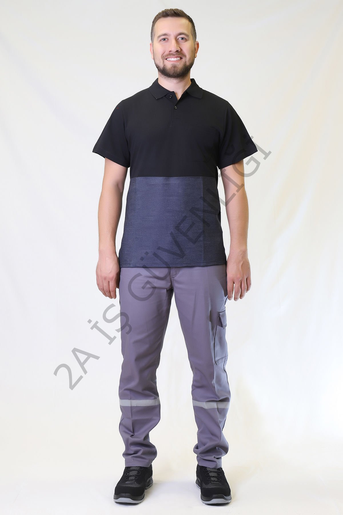 Twoa Workwear 16X12 Teknik Pantolon TW-1100 GRAY - 2XL