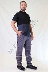 Twoa Workwear 16X12 Teknik Pantolon TW-1100 GRAY - S