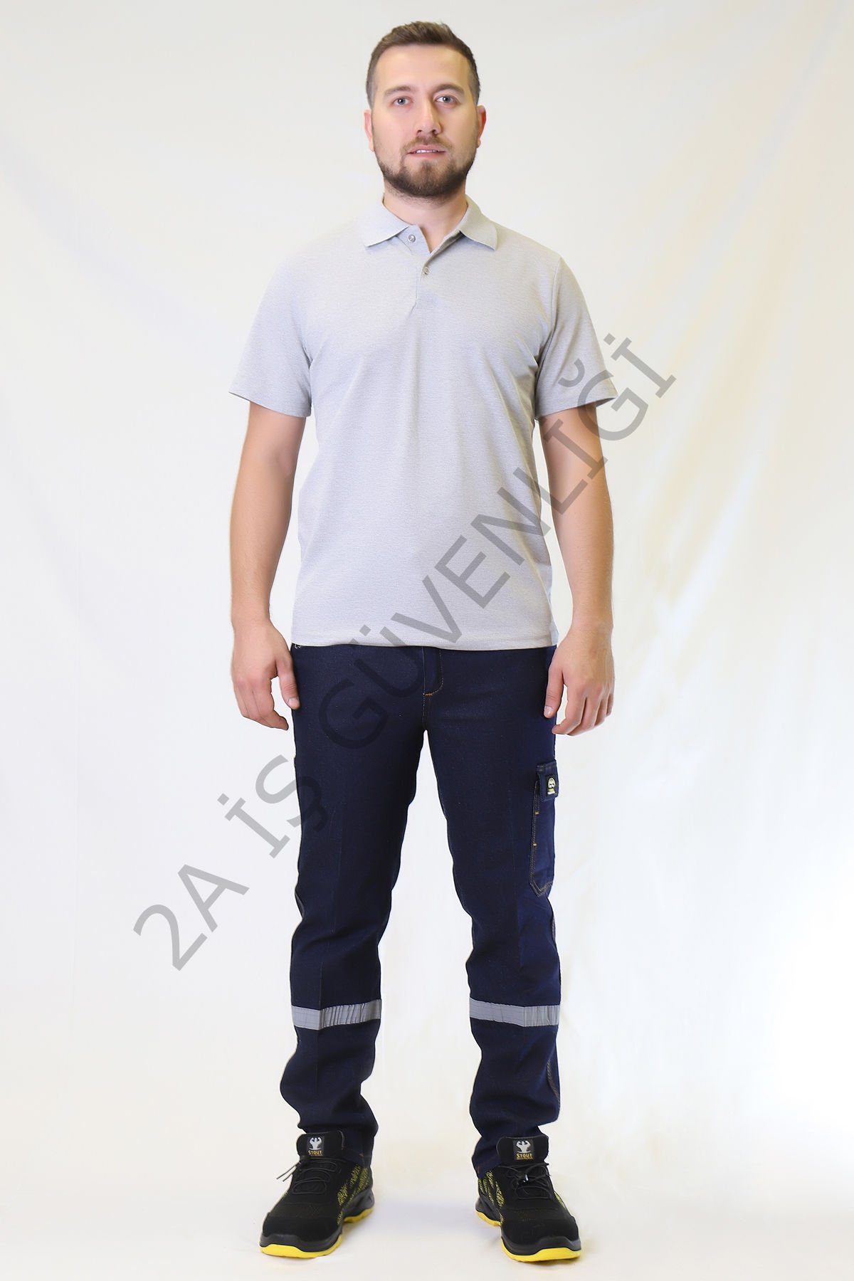 Twoa Workwear Jean Teknik Kot Pantolon TW-2650 LAcivert - S