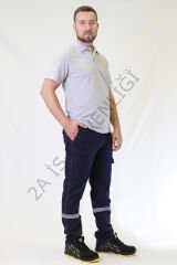 Twoa Workwear Jean Teknik Kot Pantolon TW-2650 LAcivert - XL